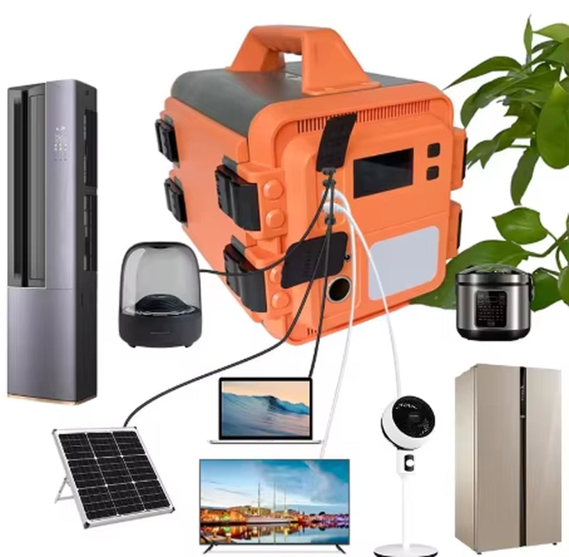 Solar Generator Portable Power Station 5000W Power Station Portable 1000W for Home