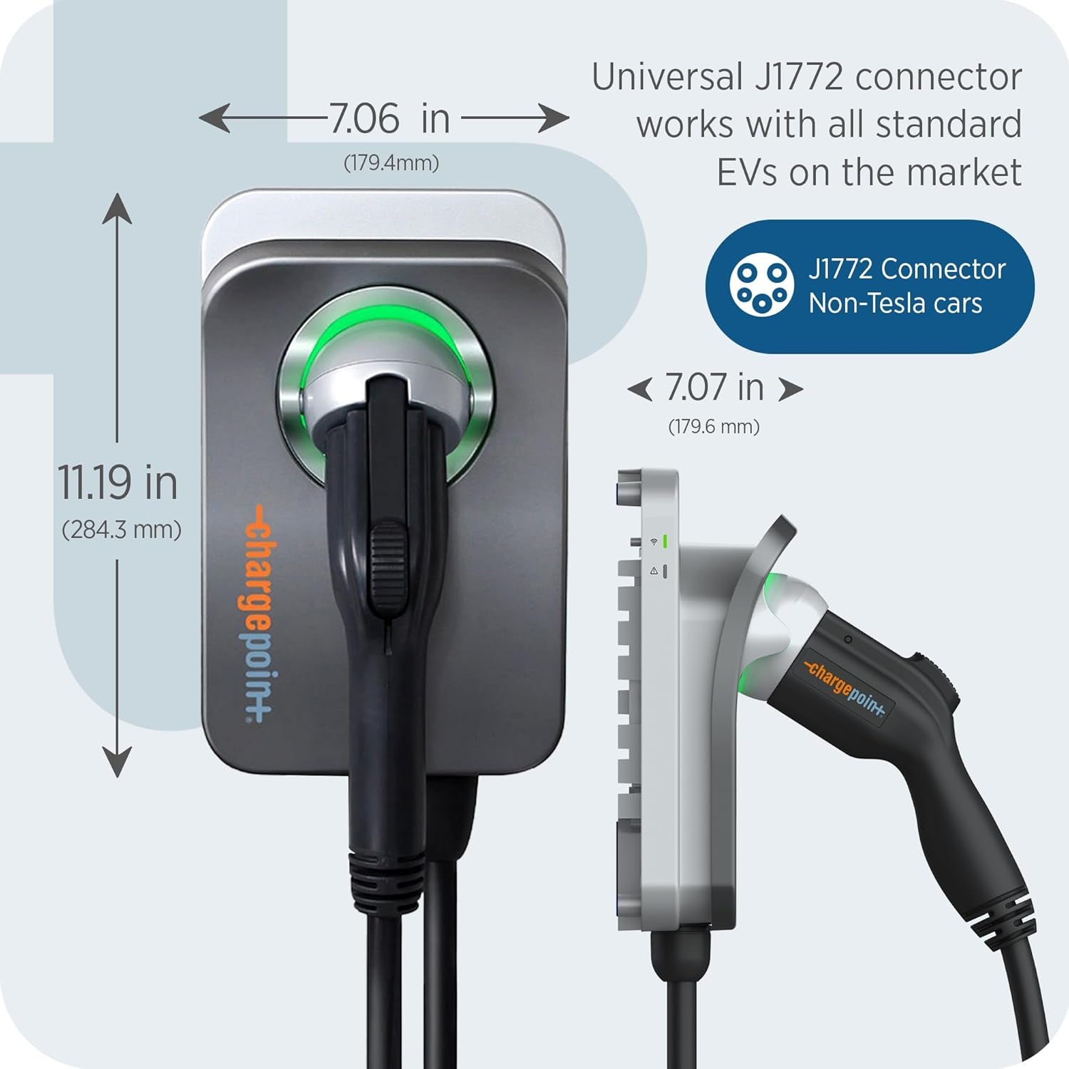 Homeflex Level 2 EV Charger J1772, Hardwired Electric Car Charger