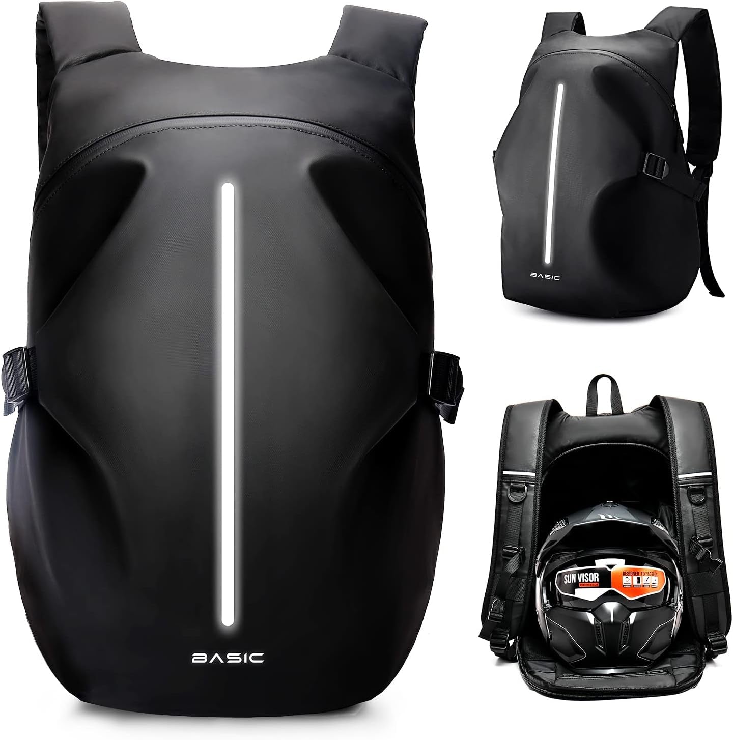 Motorcycle Backpack,Waterproof Helmet Backpack for Men,Motorcycle Accessories,Travel Backpack